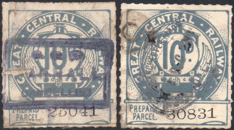 Great Central Railway Parcel Post Locomotive 1st Issue 10d